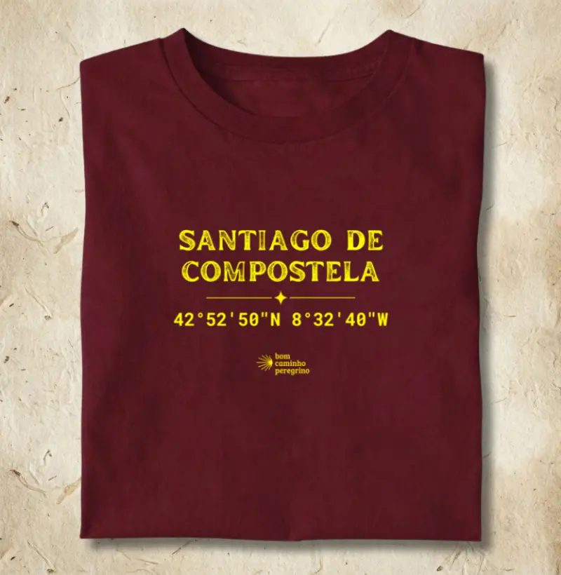 Camiseta Coordenadas Santiago de Compostela