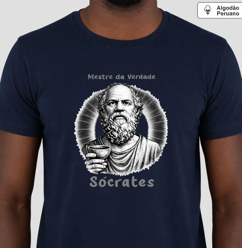 Sócrates • Mestre da Verdade (algodão peruano)