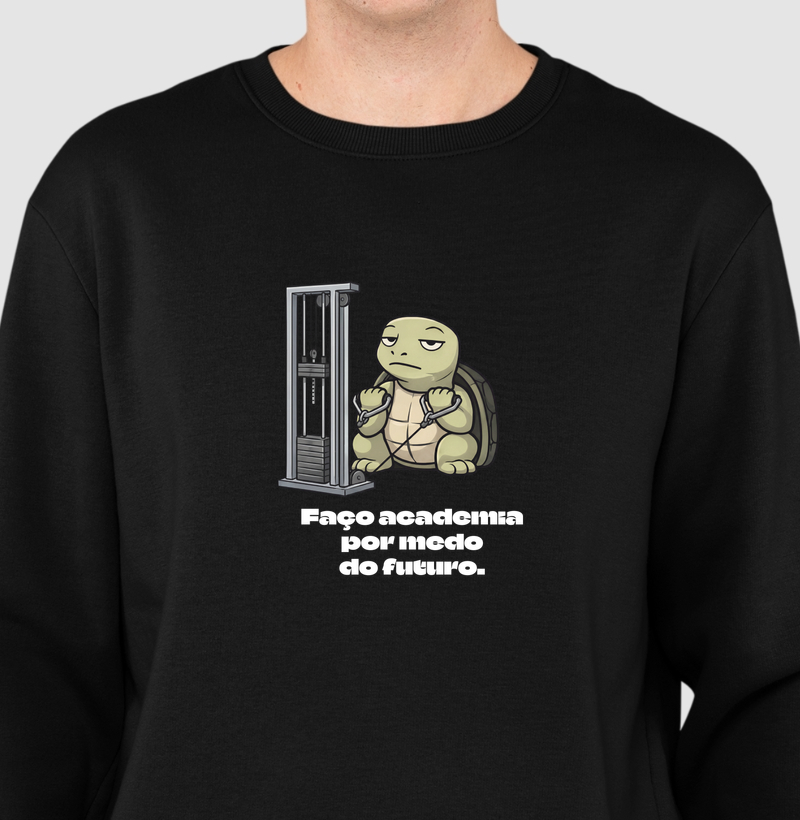 Faço academia por medo do futuro