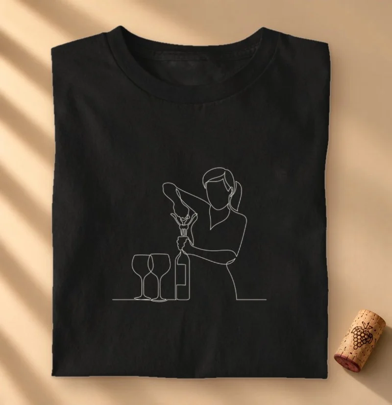 Camiseta Vinho - Sommeliere