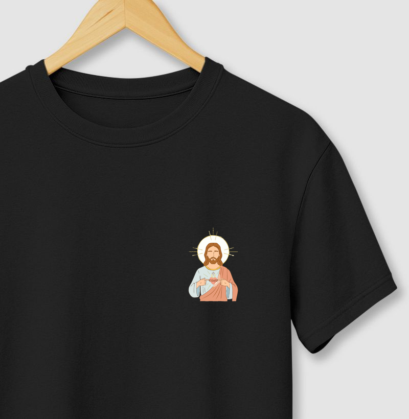 Sagrado Coração de Jesus - Minimalista Bolso