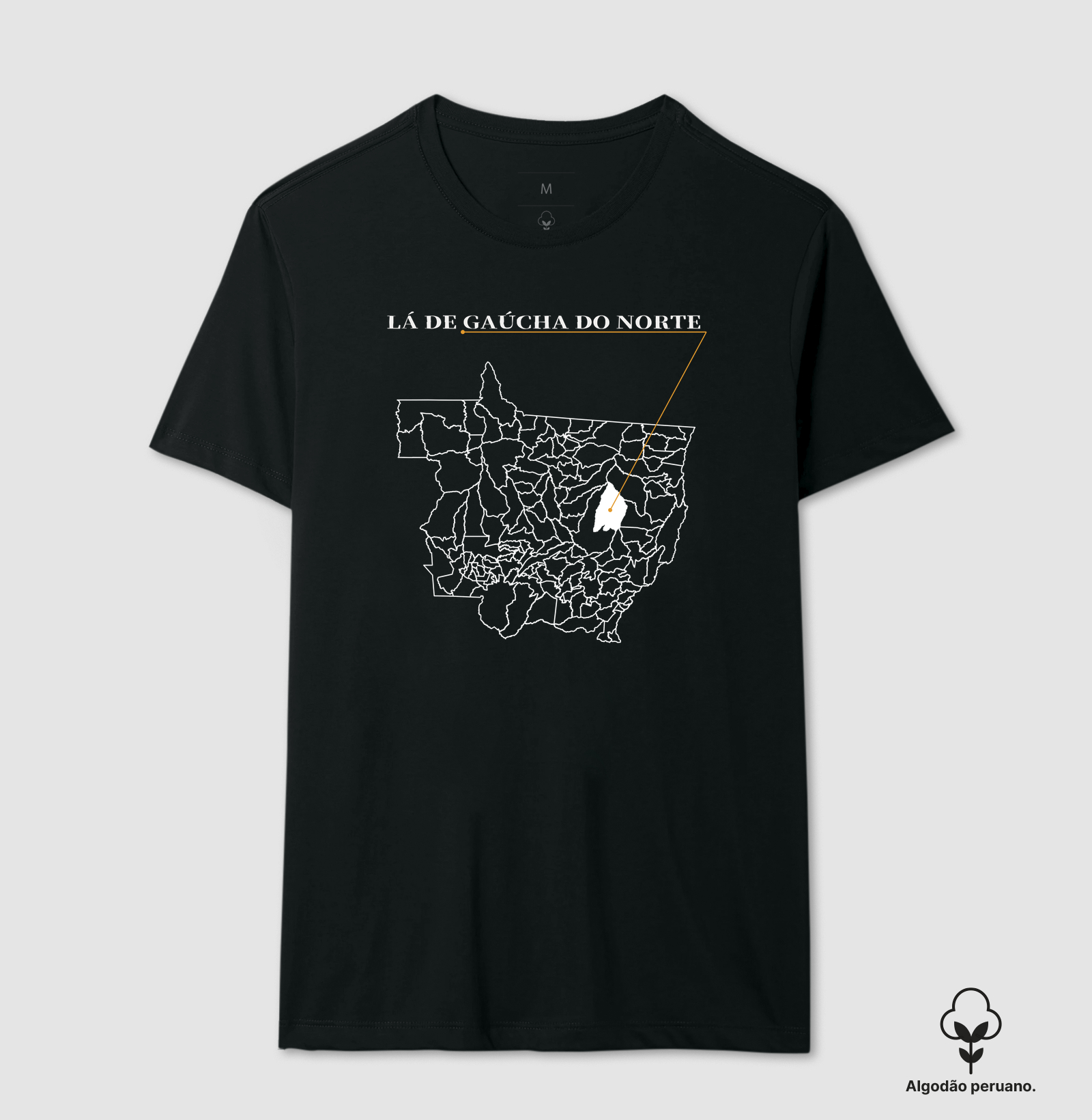 Gaúcha do Norte | Origem MT - Camiseta Algodão Peruano