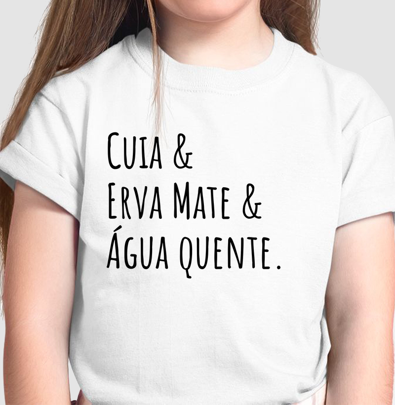 Camiseta Cuia Erva e Agua (Infantil)