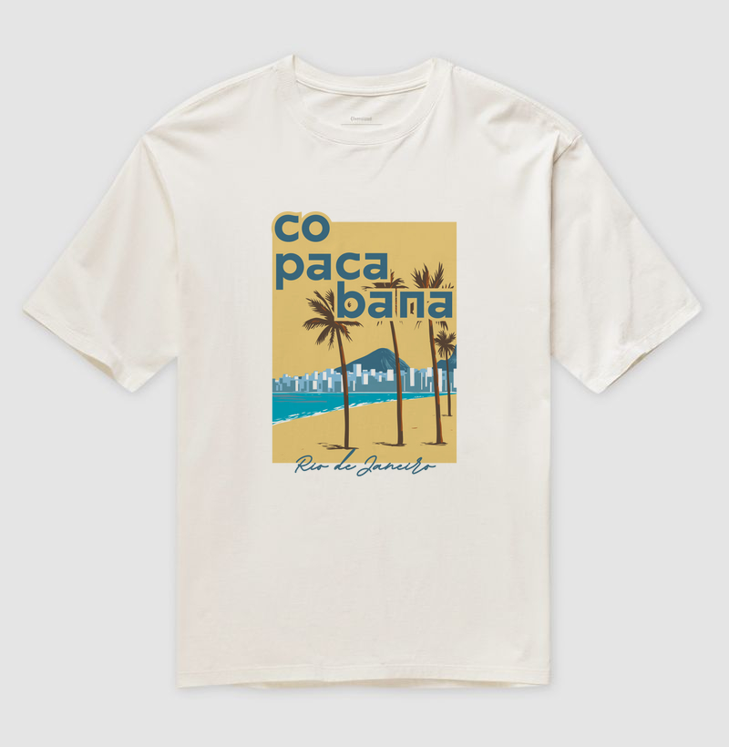 Camiseta Oversized Copacabana-RJ