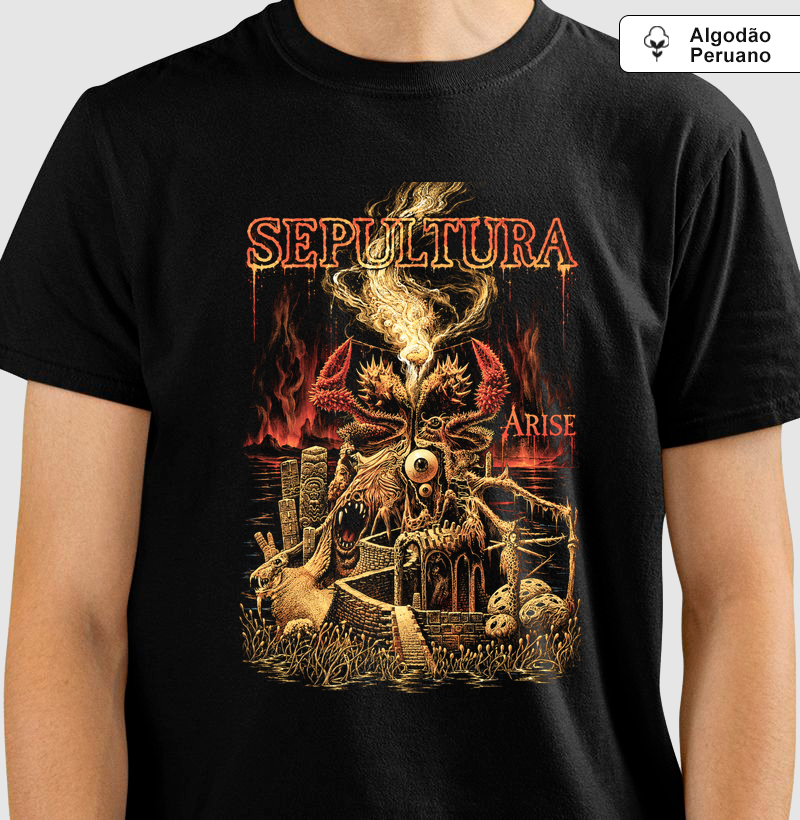 Camiseta Premium - Sepultura