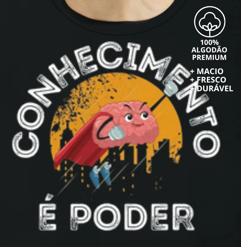 Camiseta Conhecimento é Poder