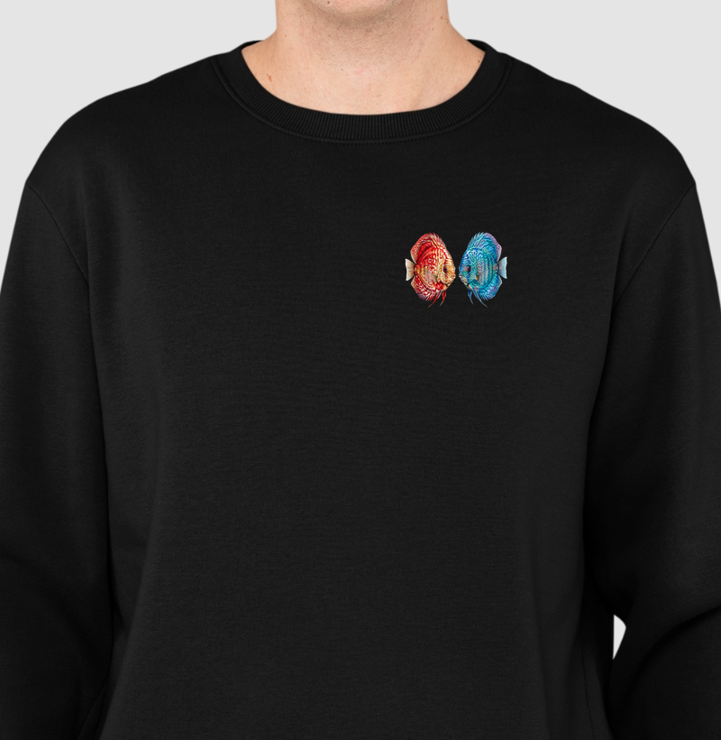 Peixes - Mini - Acarás - Moletom Suéter - Suéter Moletom