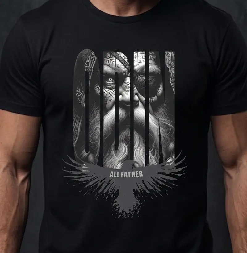 Camiseta Odin Allfather Raven