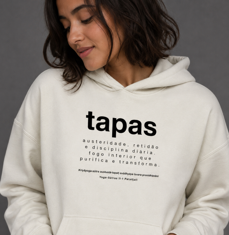 Hoodie Tapas – Yoga Sūtras de Patañjali