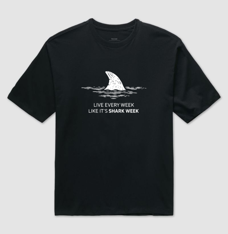 Shark Week - Camiseta Oversized