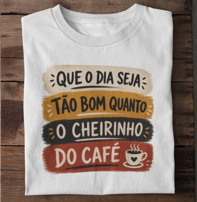 Que o dia seja tão bom quanto o cheirinho do café