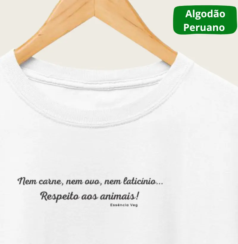 Nem carne, nem ovo, nem laticínio...Respeito aos animais!