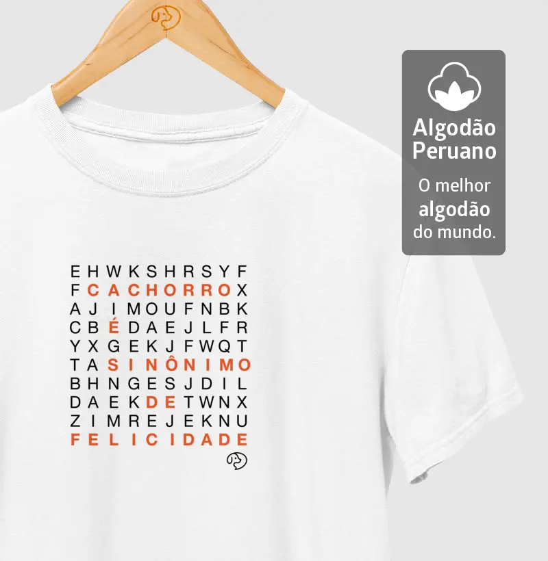 Caça-Palavras - Cachorro é sinônimo de felicidade