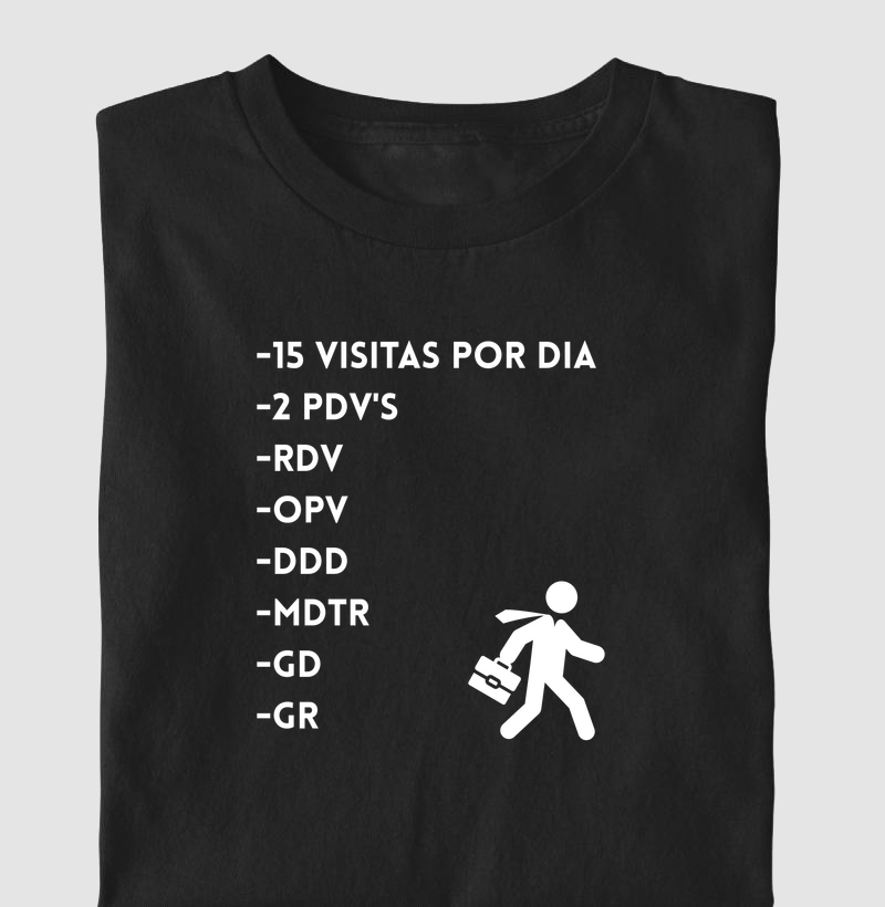 -15 VISITAS POR DIA -2 PDV'S -RDV -OPV -DDD -MDTR -GD -GR