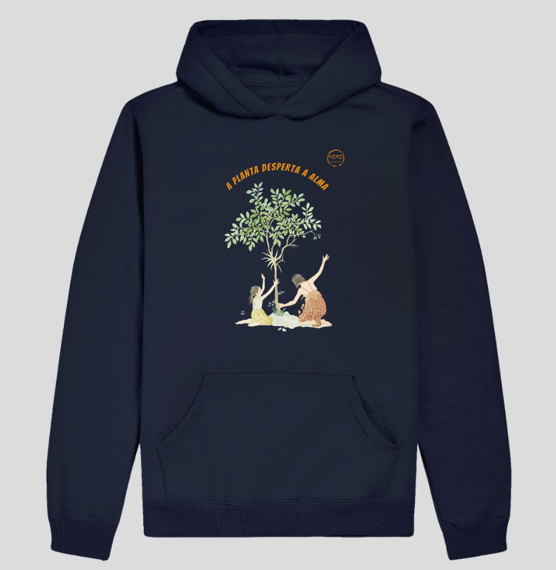 Moletom Capuz KIRI - A planta desperta a alma