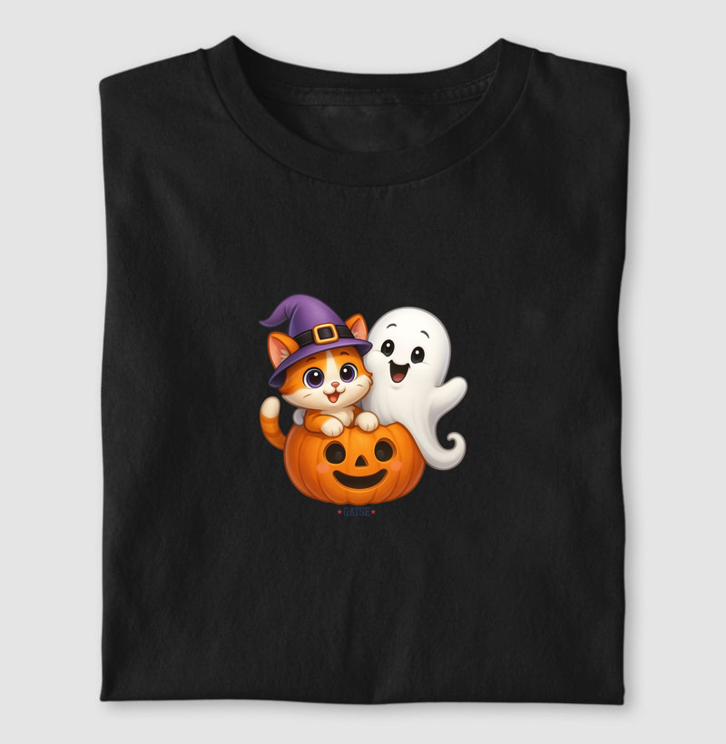 Gatinho Laranja com Fantasma
