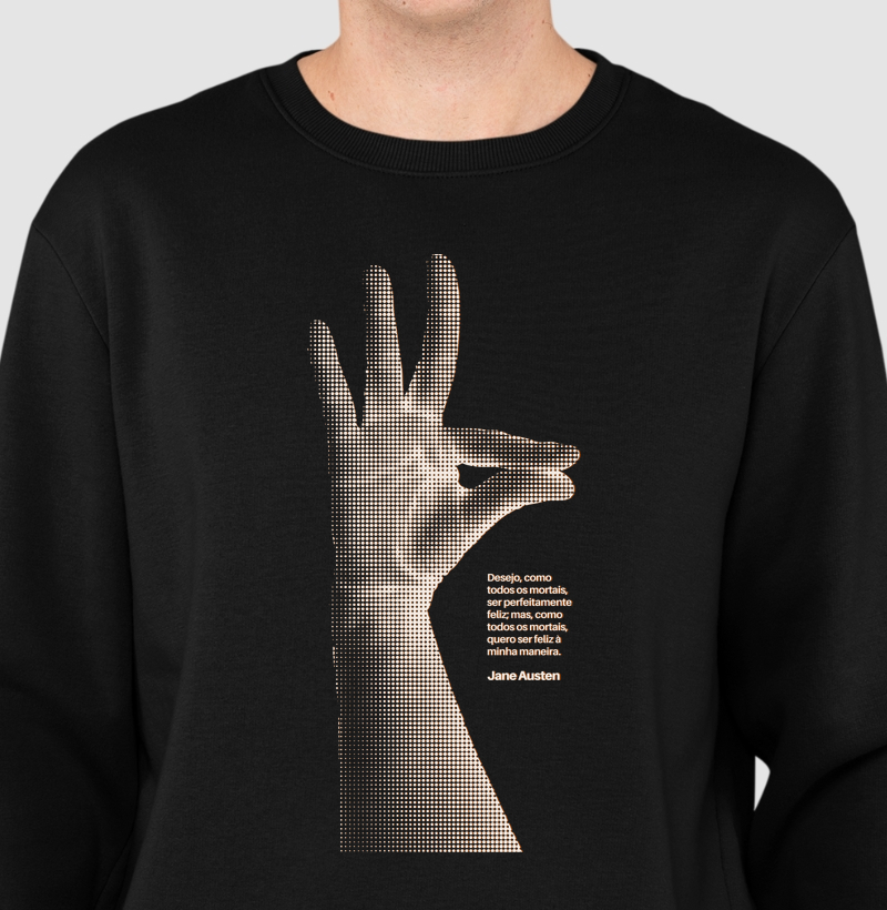 Suéter Moletom SER FELIZ Matutaremos