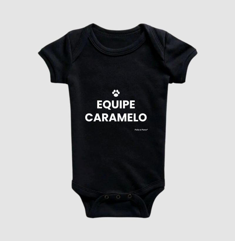 CAMISETA EQUIPE CARAMELO - Body Infantil
