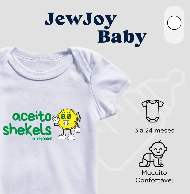 Aceito shekels e bitcoins