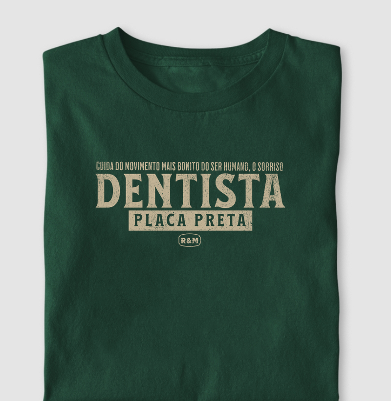 Dentista - Placa Preta