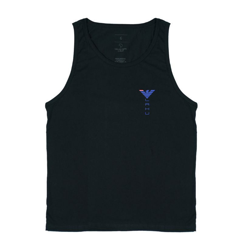 A estampa LAHU BLUE é muito mais do que um design. Ela representa a força de quem acredita em si mesmo, honra sua história e constrói seu futuro com coragem e determinação. - Regata