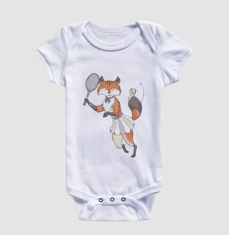 RAPOSA TENISTA - Body Infantil