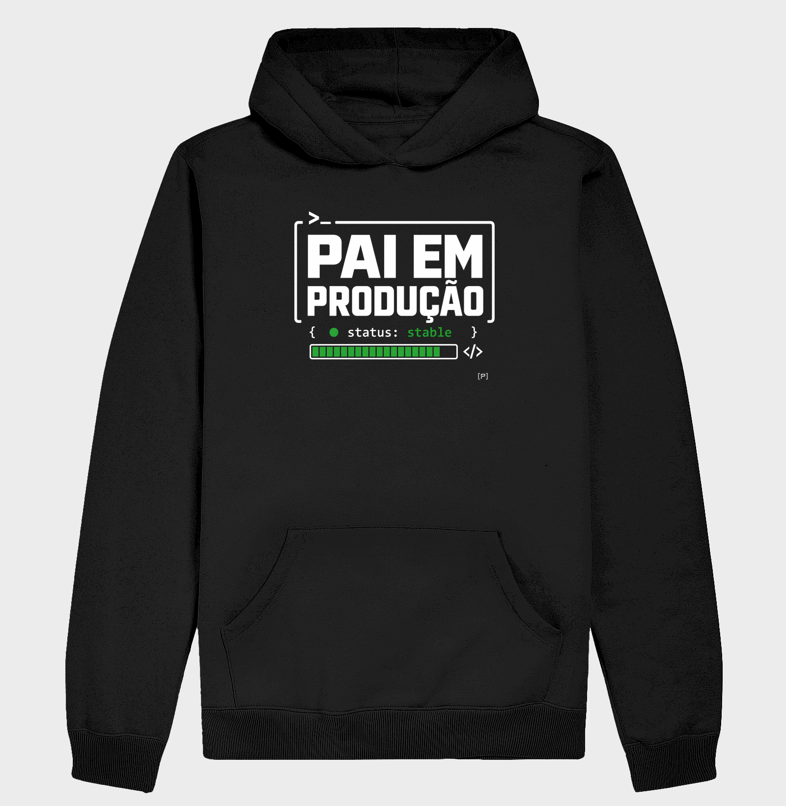 Hoodie Moletom Pai em Produção — Status: Stable