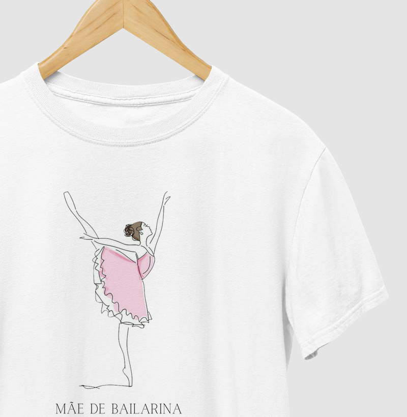 Mãe de Bailarina - vestido rosa