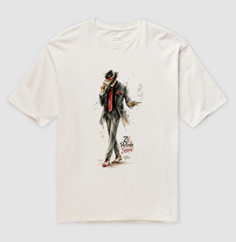 Zé Pretinho Maria Patuá - Camiseta Oversized