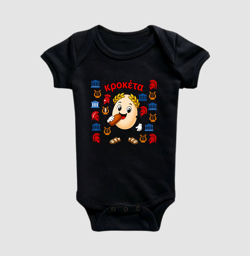 Egg Kroket - Grécia - Body Infantil