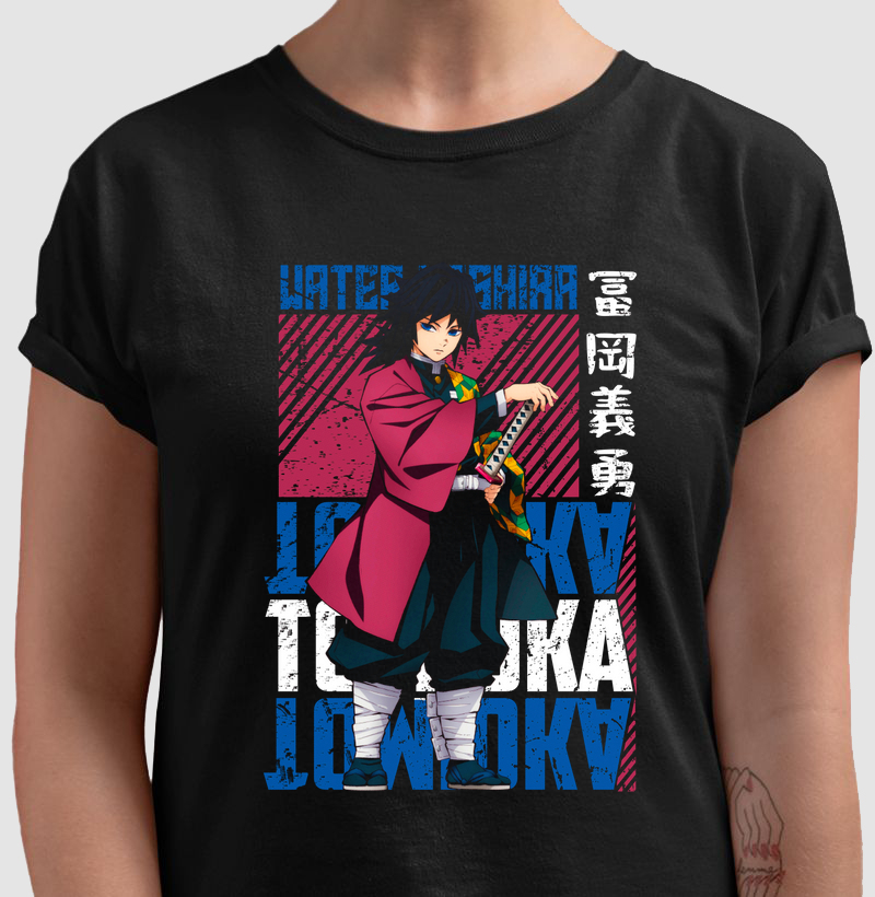 Camiseta Giyu Tomioka – Edição Water Hashira