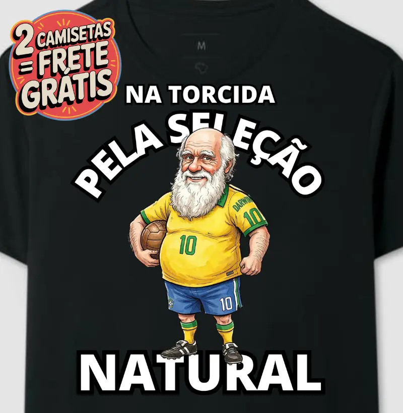 Camiseta Torcida pela Seleção Natural