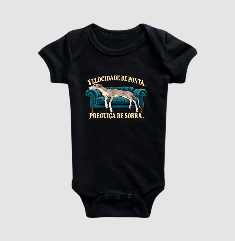 Velocidade de Ponta, Preguiça de Sobra - Body Infantil