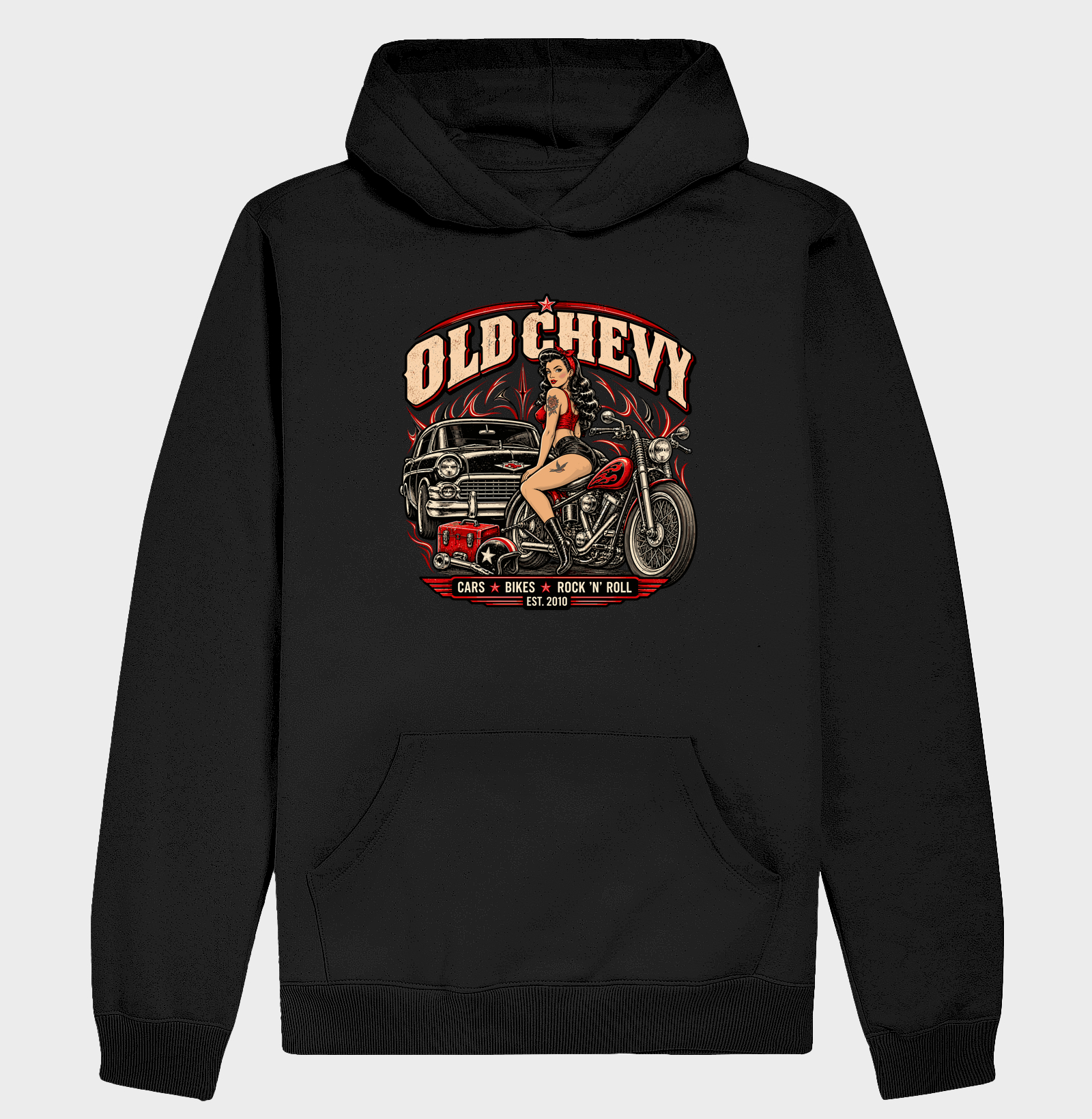 Garage Rebel | Road Rebels - Old Chevy - Hoodie Moletom