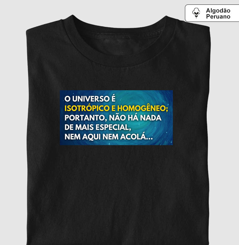 Universo é isotrópico e homogêneo