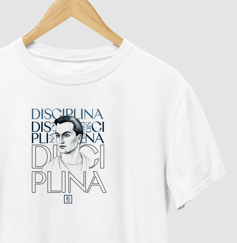 Camiseta Espírita Disciplina e Transformação