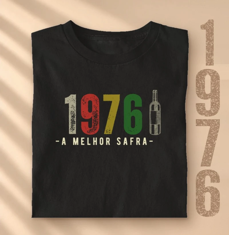 Camiseta Vinho - A Melhor Safra 1976