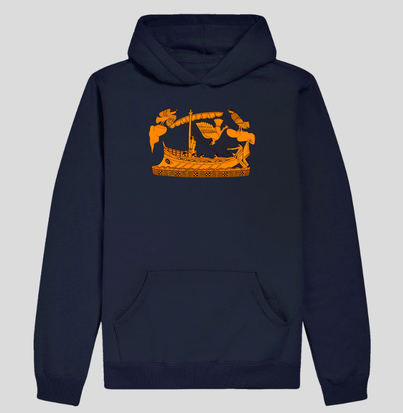 Moletom Ulisses e as Sereias — Odisseia - Hoodie Moletom