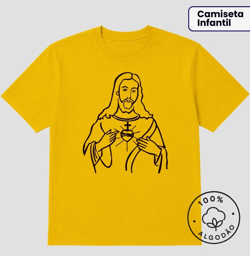 Jesus linhas - Minimalista