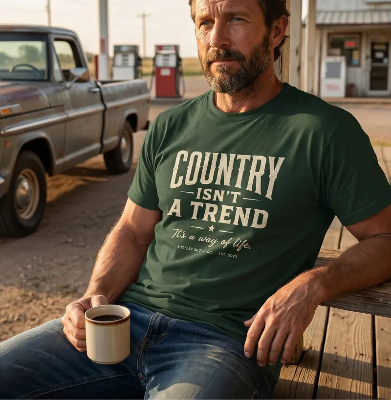 Camiseta Country Isn't A Trend | Rustler South Co.
