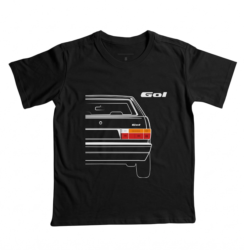 Traseira Quadrado - Camiseta Infantil