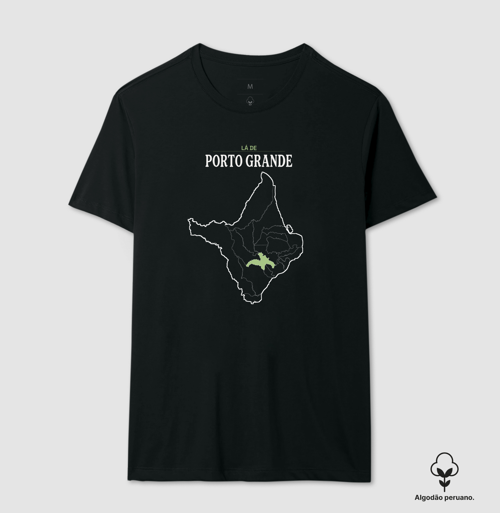 Porto Grande | Território AP - Camiseta Algodão Peruano