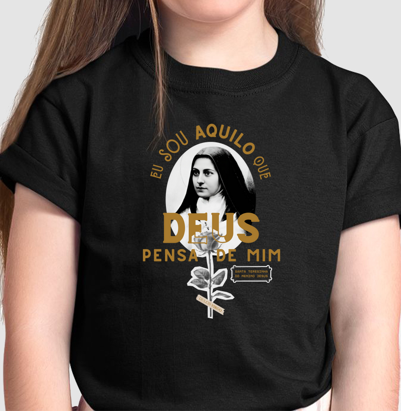 T-Shirt Infantil "Eu sou aquilo"