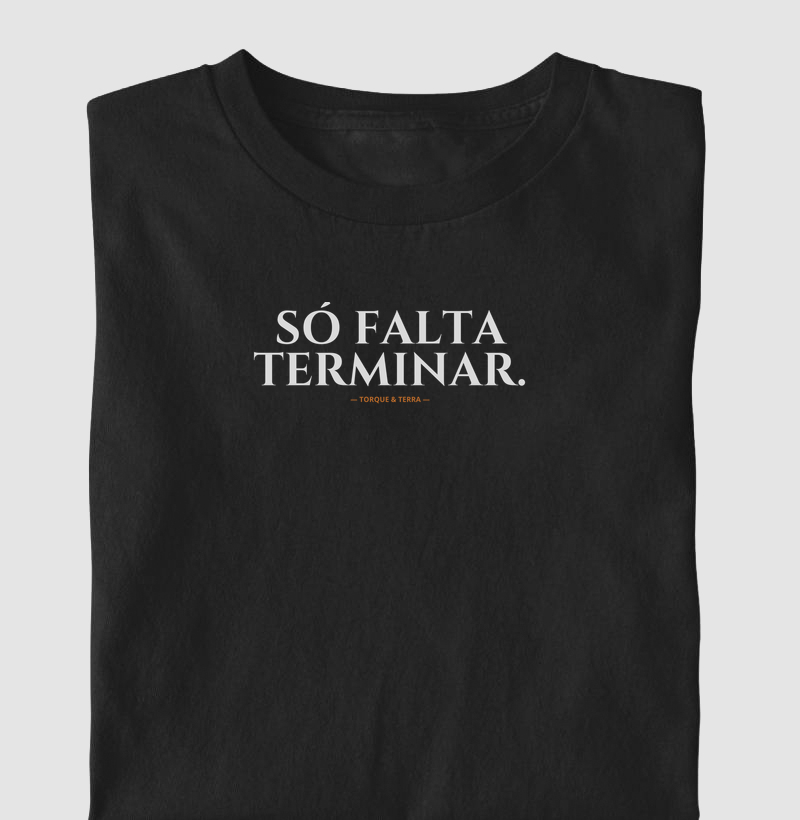 Só falta terminar