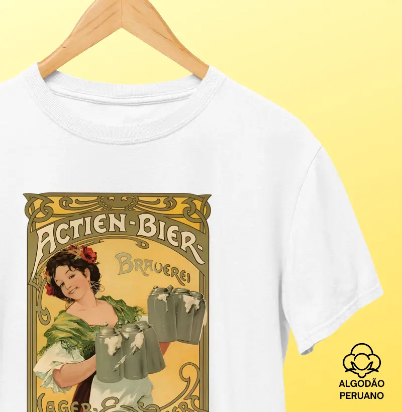 Actien Bier - Camiseta Algodão Peruano
