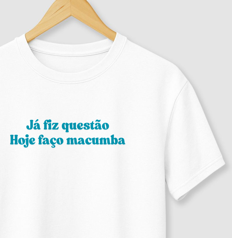 Hoje faço macumba