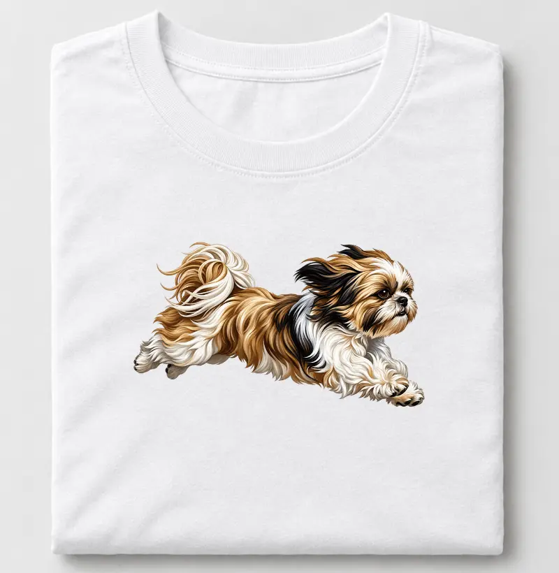 Shih Tzu Running - Camiseta