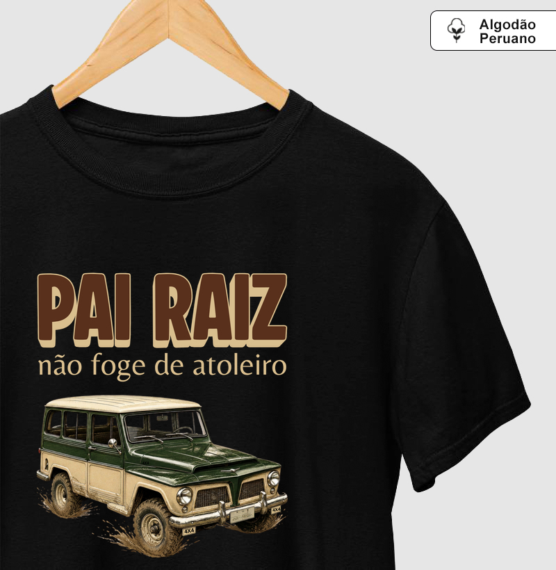 Pai raiz não foge do atoleiro
