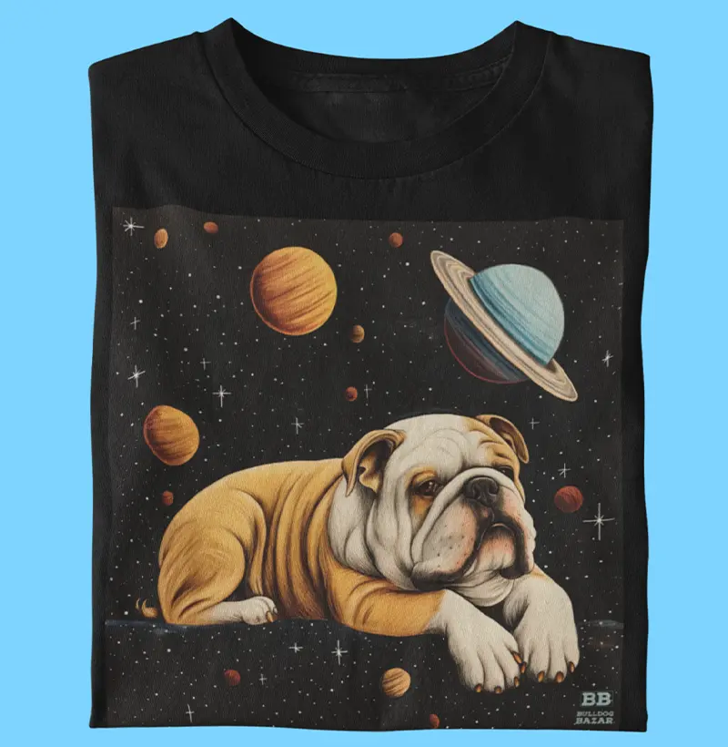 Camiseta Bulldog Ingles "Outro Mundo"