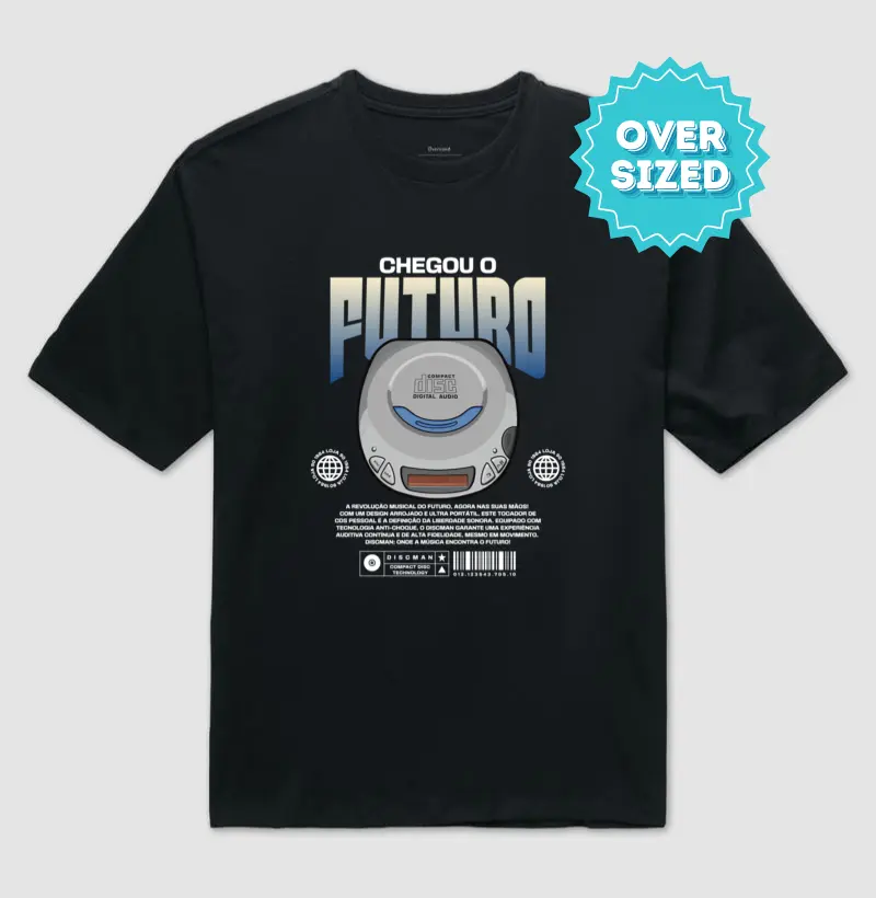 Discman: o Futuro Chegou (Oversized)